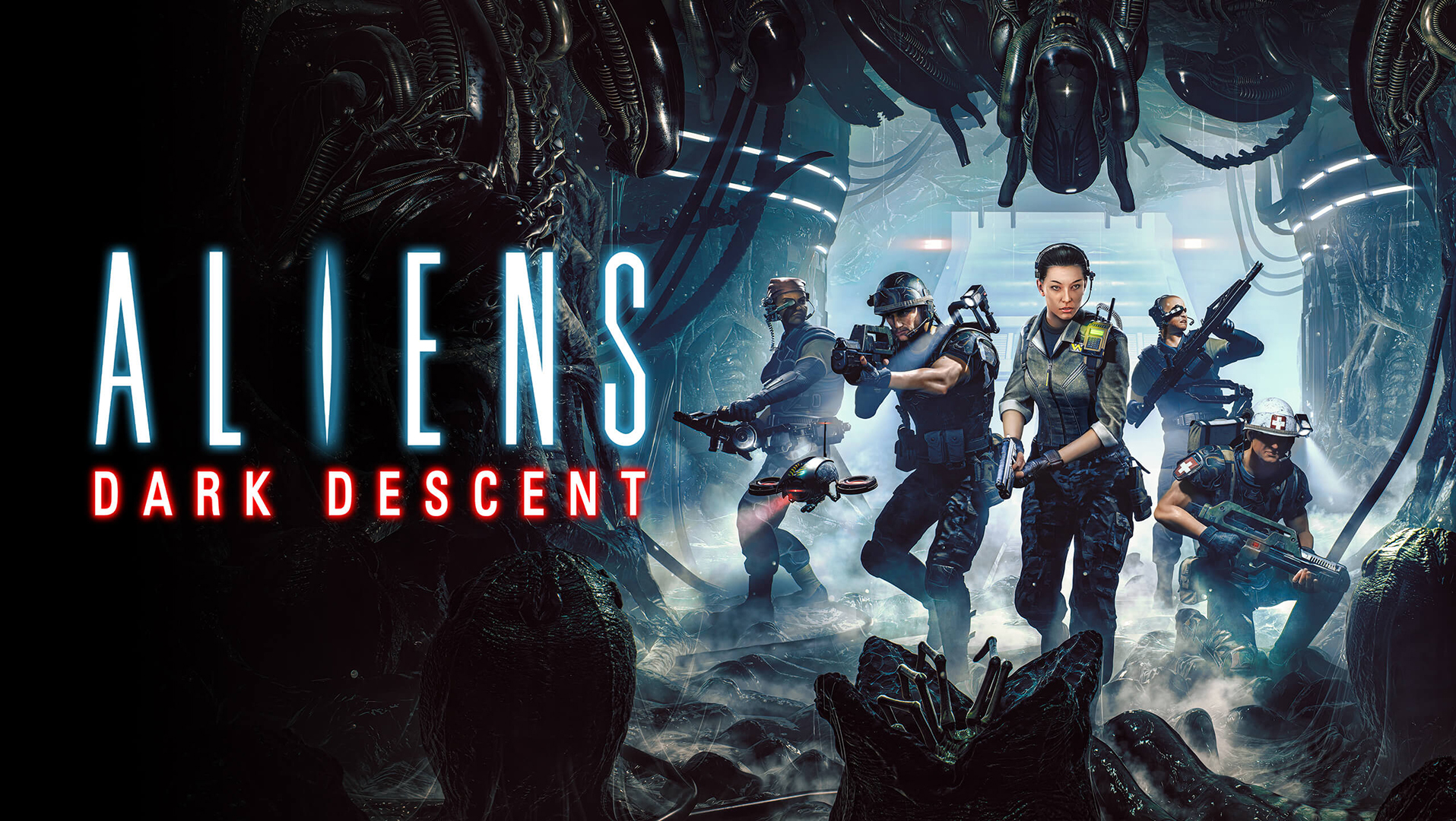 Aliens Dark Descent Art